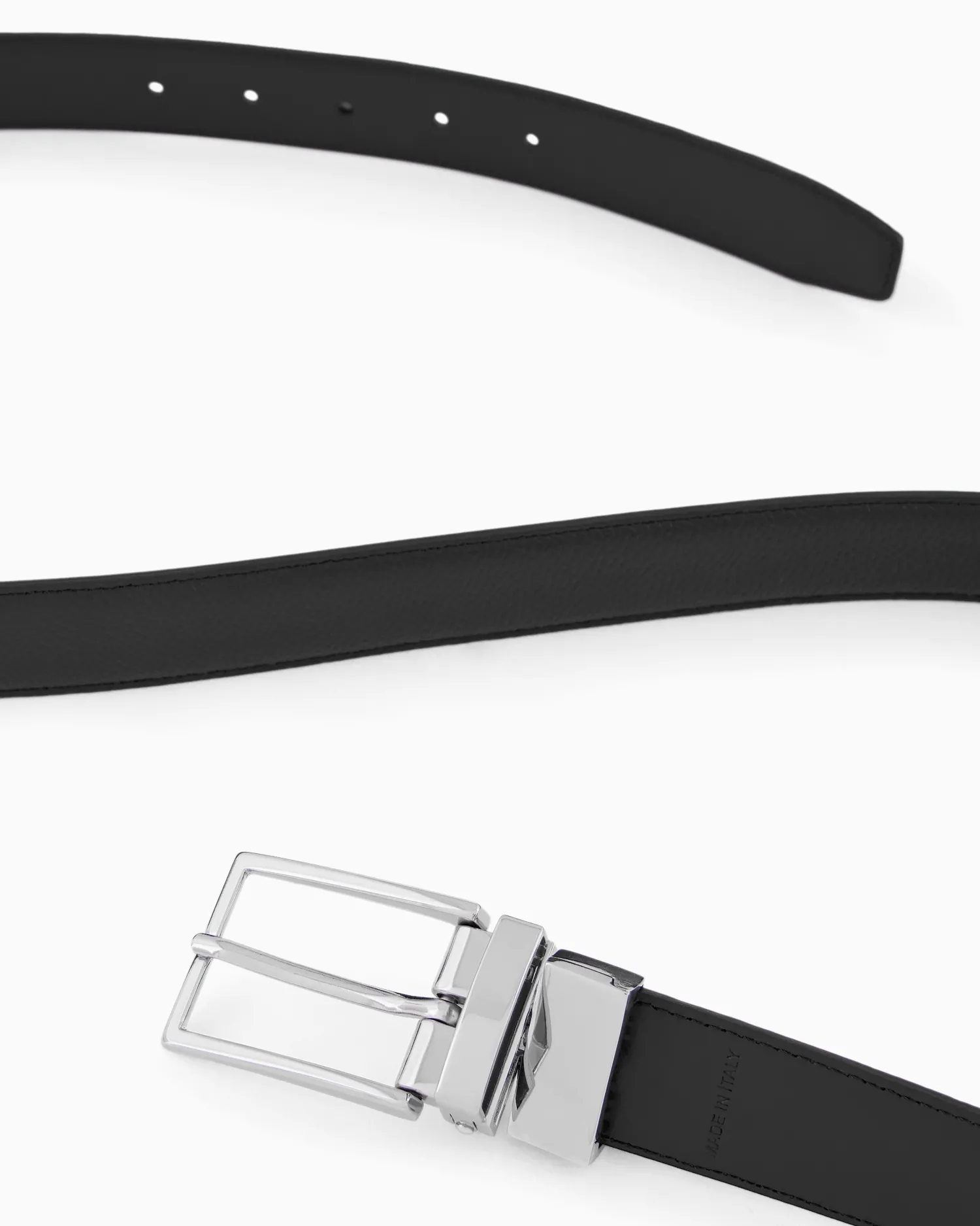 Cintura Reversibile in Pelle / Uomo Cinture