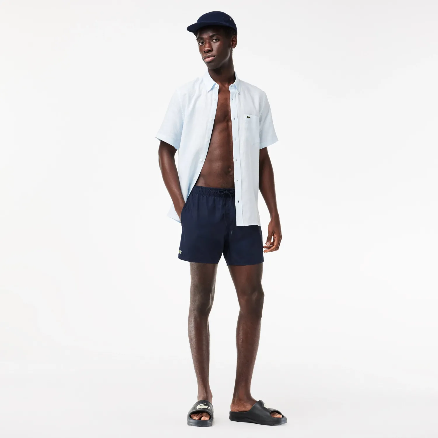 Sale Costume ad Asciugatura Rapida con Logo / Uomo Costumi Da Bagno