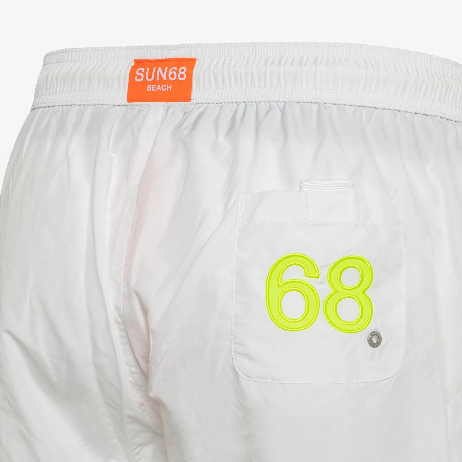 Hot Costume con Logo Frontale Fluo / Uomo Costumi Da Bagno