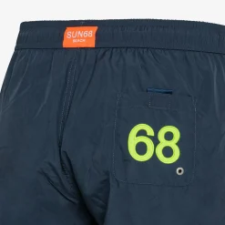 Hot Costume con Logo Frontale Fluo / Uomo Costumi Da Bagno