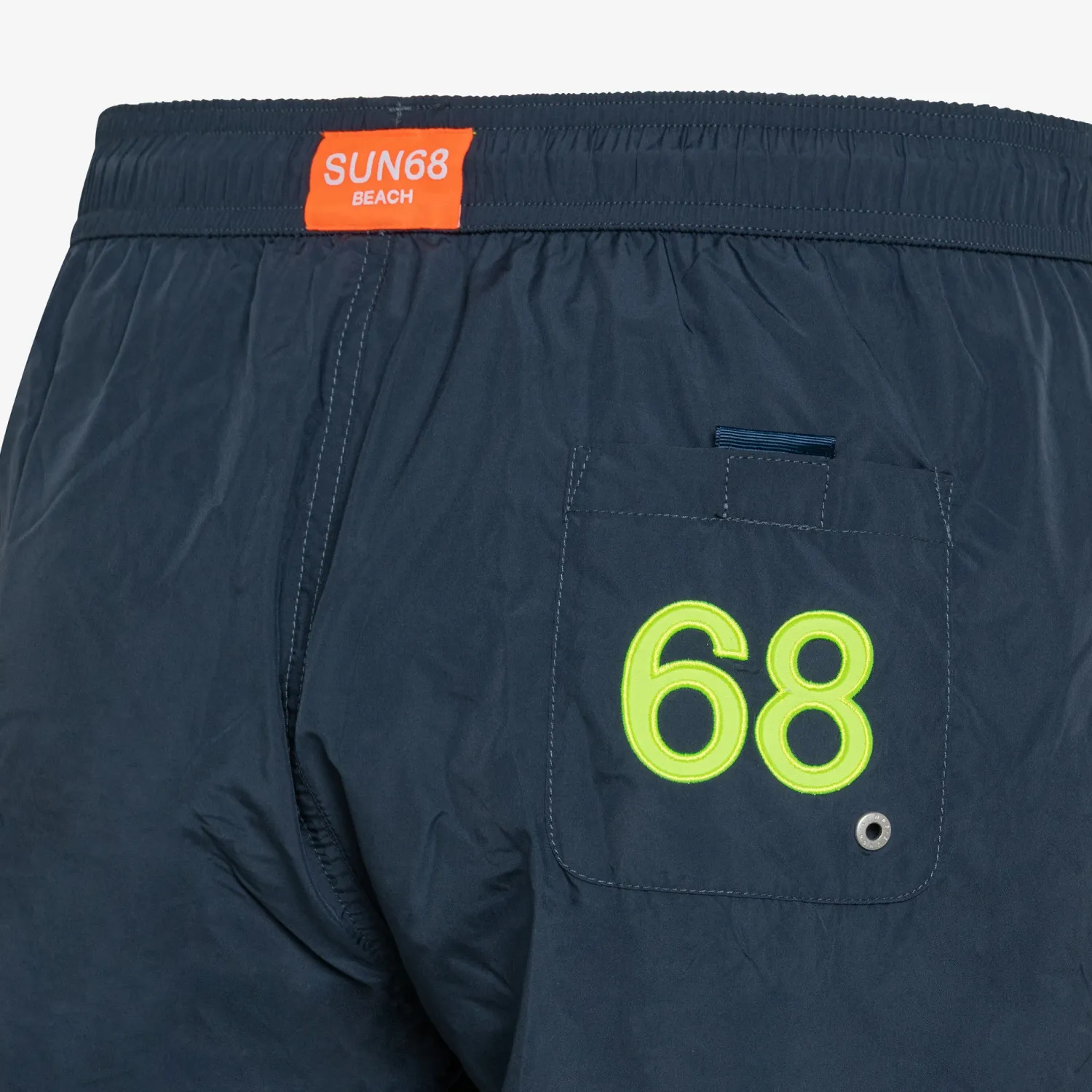 Hot Costume con Logo Frontale Fluo / Uomo Costumi Da Bagno
