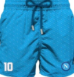New Costume da Bagno con Stampa Napoli / Uomo Costumi Da Bagno