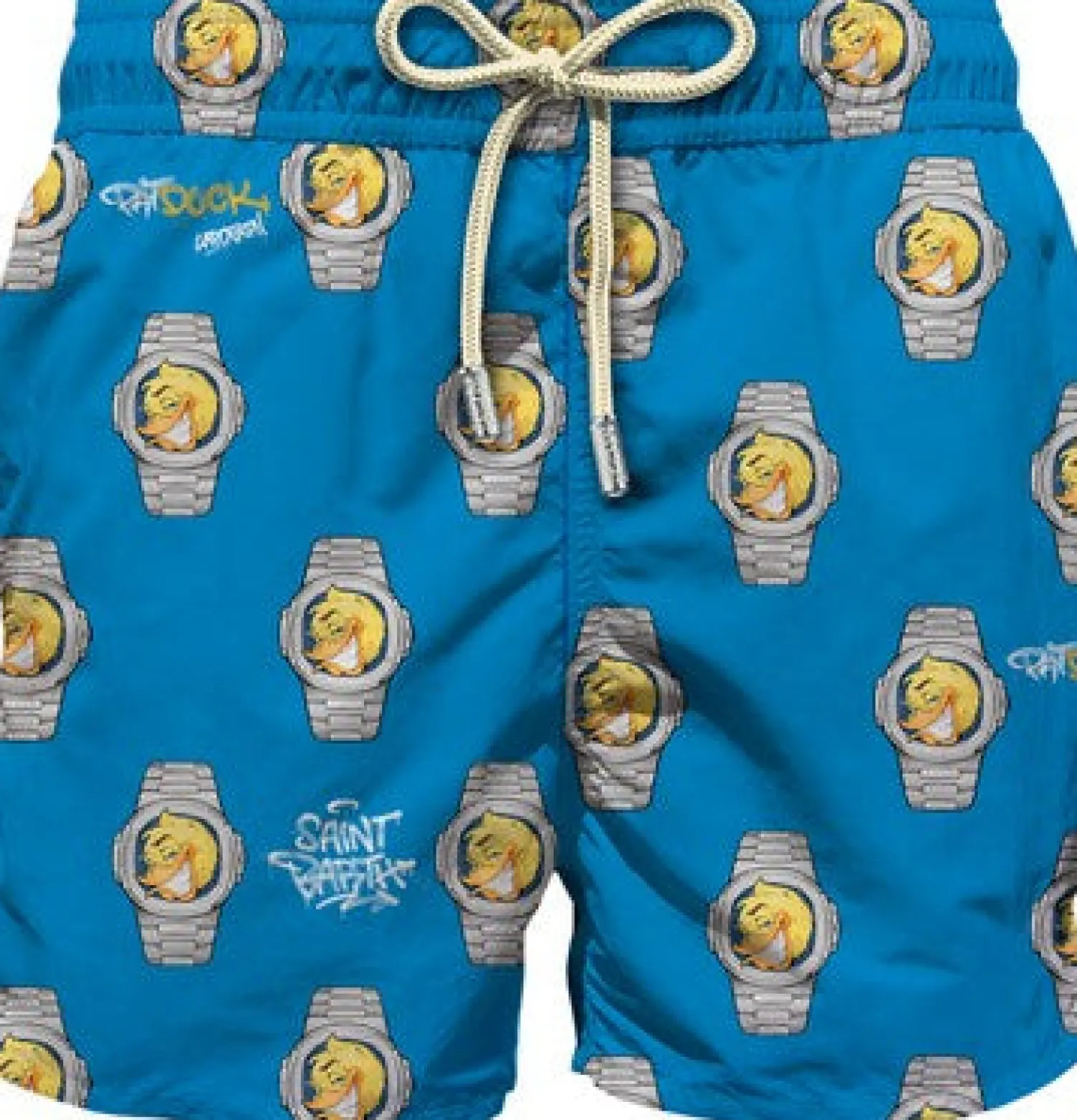 Clearance Costume da Bagno in Tessuto Leggero con Stampa / Uomo Costumi Da Bagno