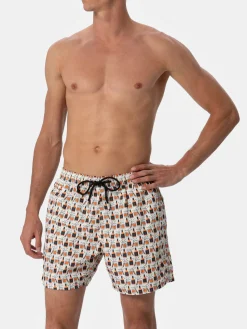 Sale Costume da Bagno in Tessuto Leggero / Uomo Costumi Da Bagno