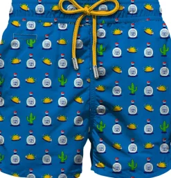 Sale Costume da Bagno in Tessuto Leggero / Uomo Costumi Da Bagno