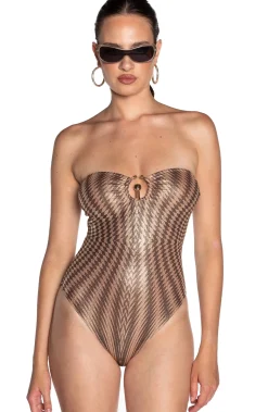 Discount Costume da Bagno Intero con Fantasia / Donna Costumi Da Bagno