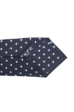 New Cravatta in seta con Fantasia / Uomo Cravatte