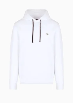 Hot Felpa con Cappuccio e Micro Patch Logo / Uomo Felpe