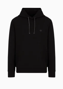 Discount Felpa con Cappuccio e Micro Patch Logo / Uomo Felpe