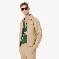 Discount Felpa con Zip e Righe in Mesh / Uomo Felpe