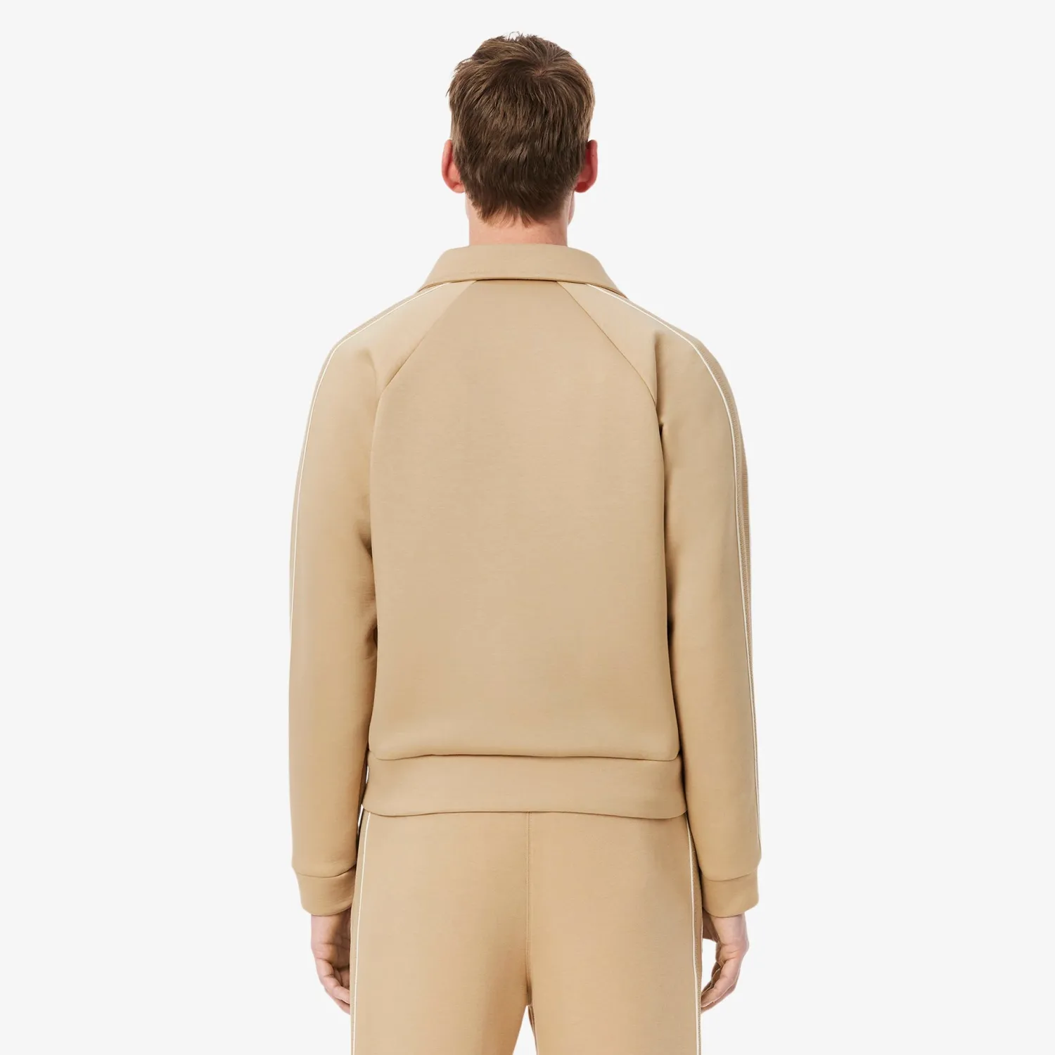 Discount Felpa con Zip e Righe in Mesh / Uomo Felpe