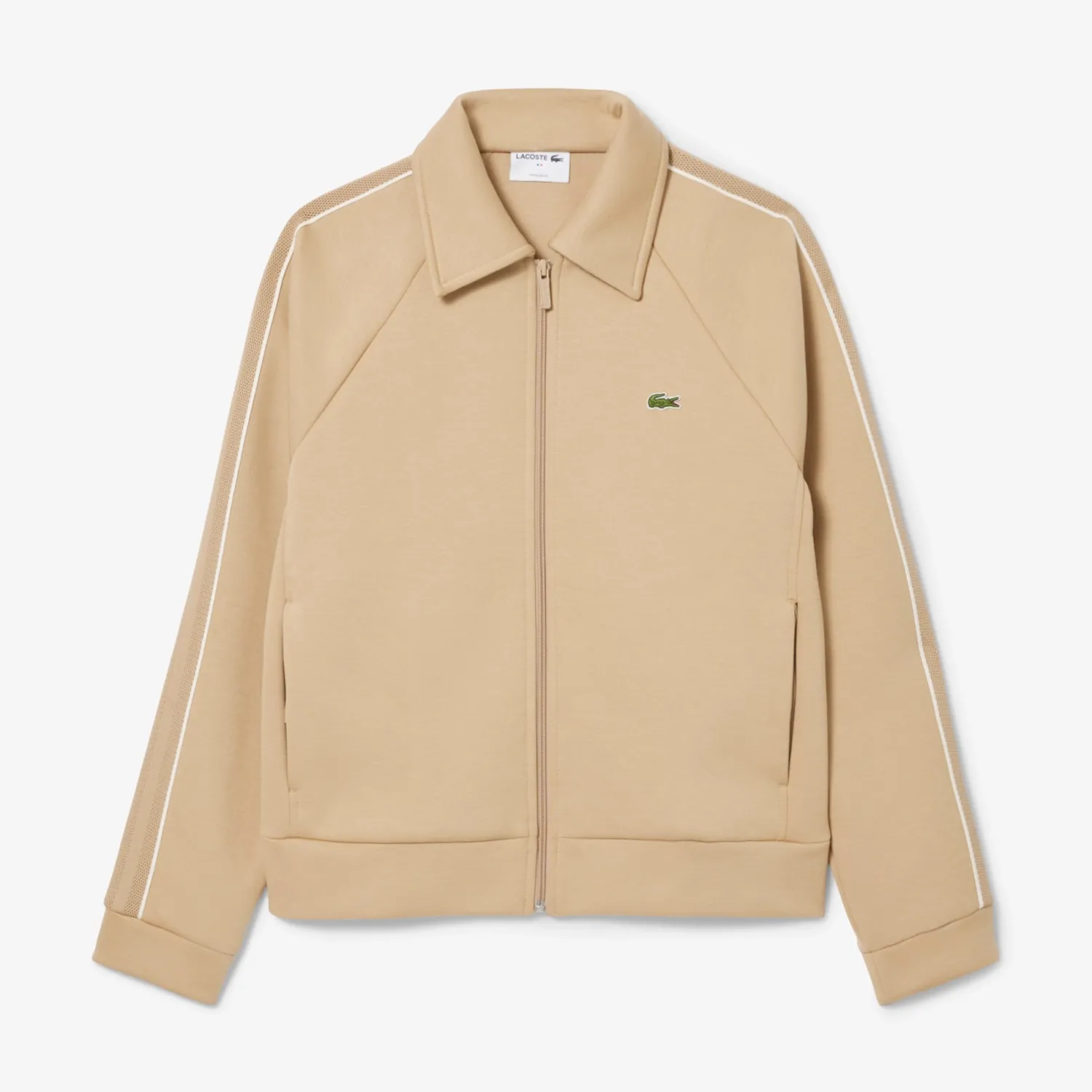 Discount Felpa con Zip e Righe in Mesh / Uomo Felpe