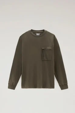Online Felpa Girocollo in Cotone / Uomo Felpe