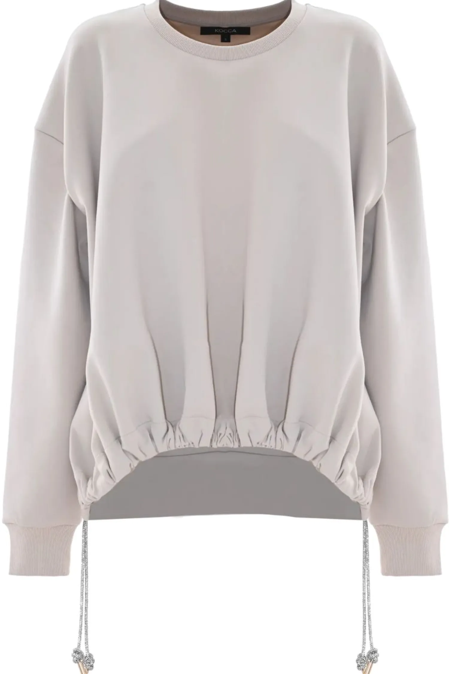 Hot Felpa Over Fit / Beige Donna Felpe