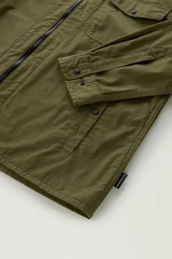 Outlet Giacca a Camicia in Puro Cotone / Uomo Camicie