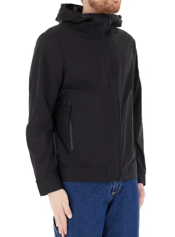 Discount Giacca a Vento Corta con Cappuccio / Uomo Giubbotti