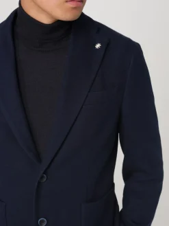 Outlet Giacca Cappuccio in Piquet di Jersey / Uomo Giacche