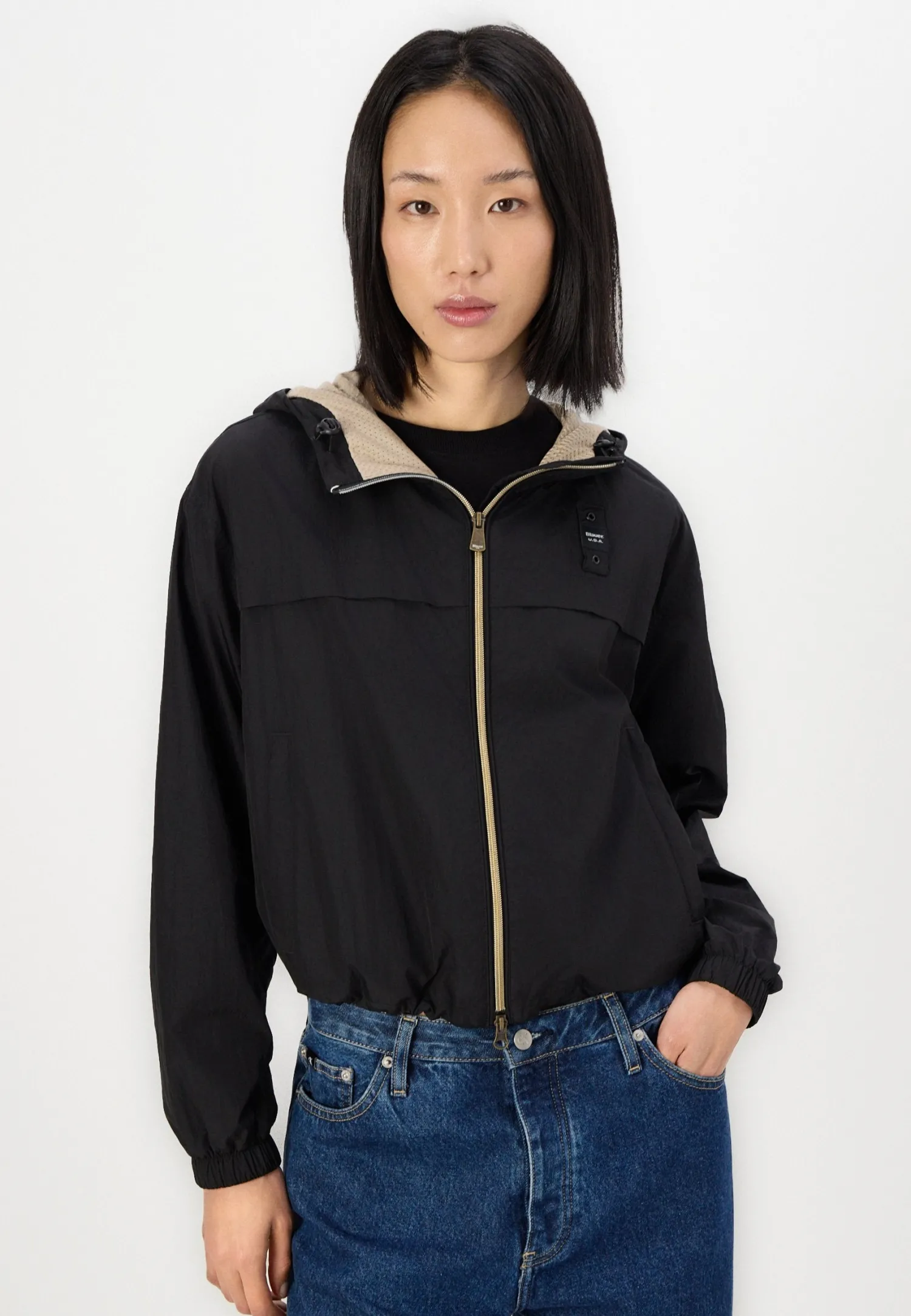 Discount Giacca con Cappuccio con Logo / Donna Giubbini