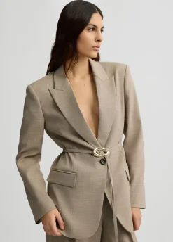 New Giacca con Cintura / Donna Giacche