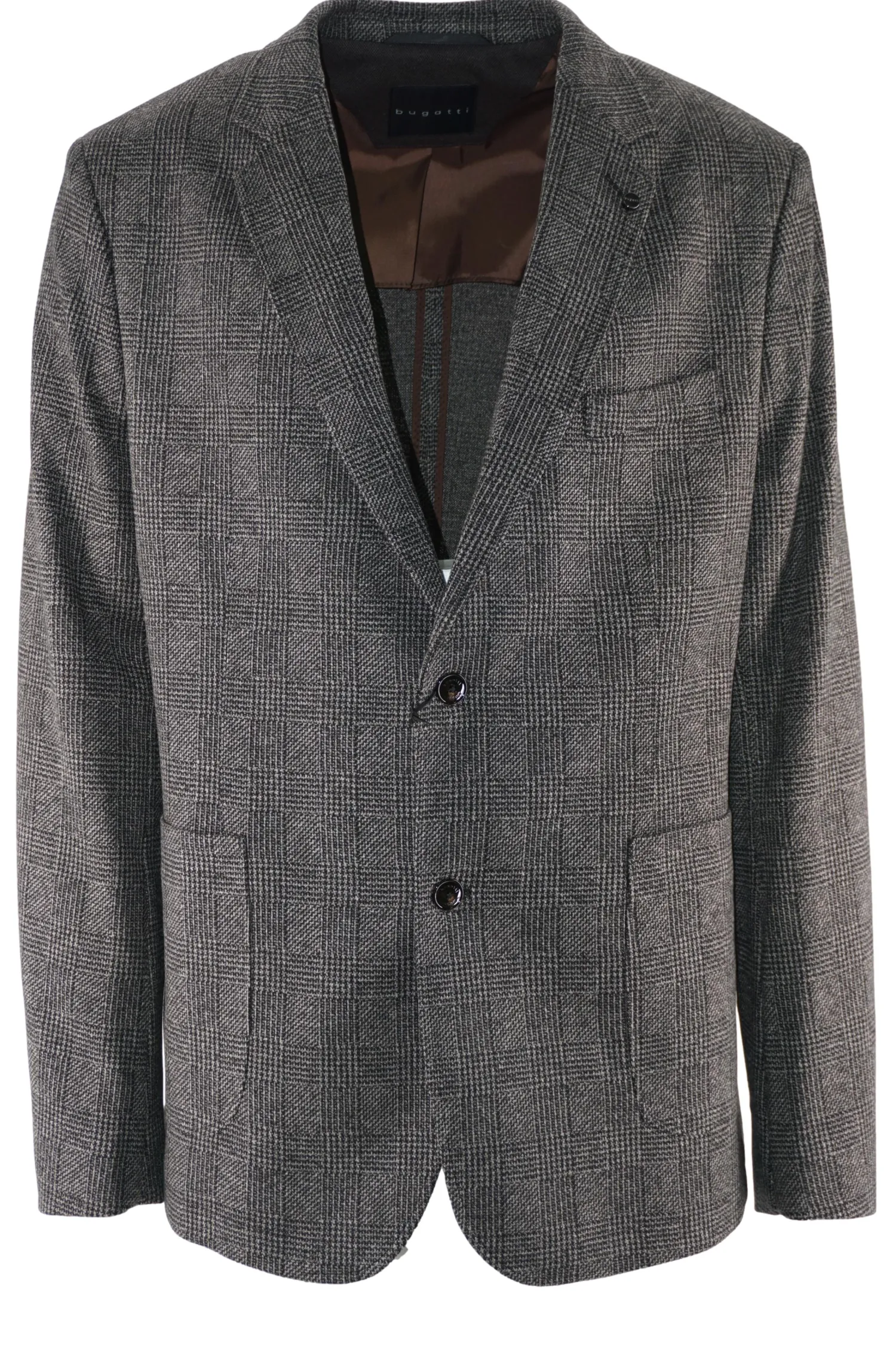 Clearance Giacca con Fantasia a Quadri / Grigio Uomo Giacche