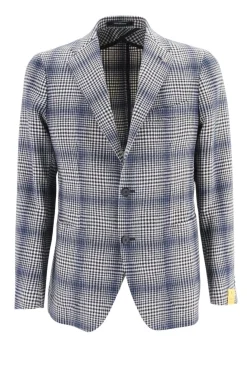 Discount Giacca con Fantasia / Blu Uomo Giacche