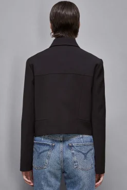 New Giacca Cropped con Zip / Donna Giubbini