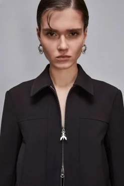 New Giacca Cropped con Zip / Donna Giubbini