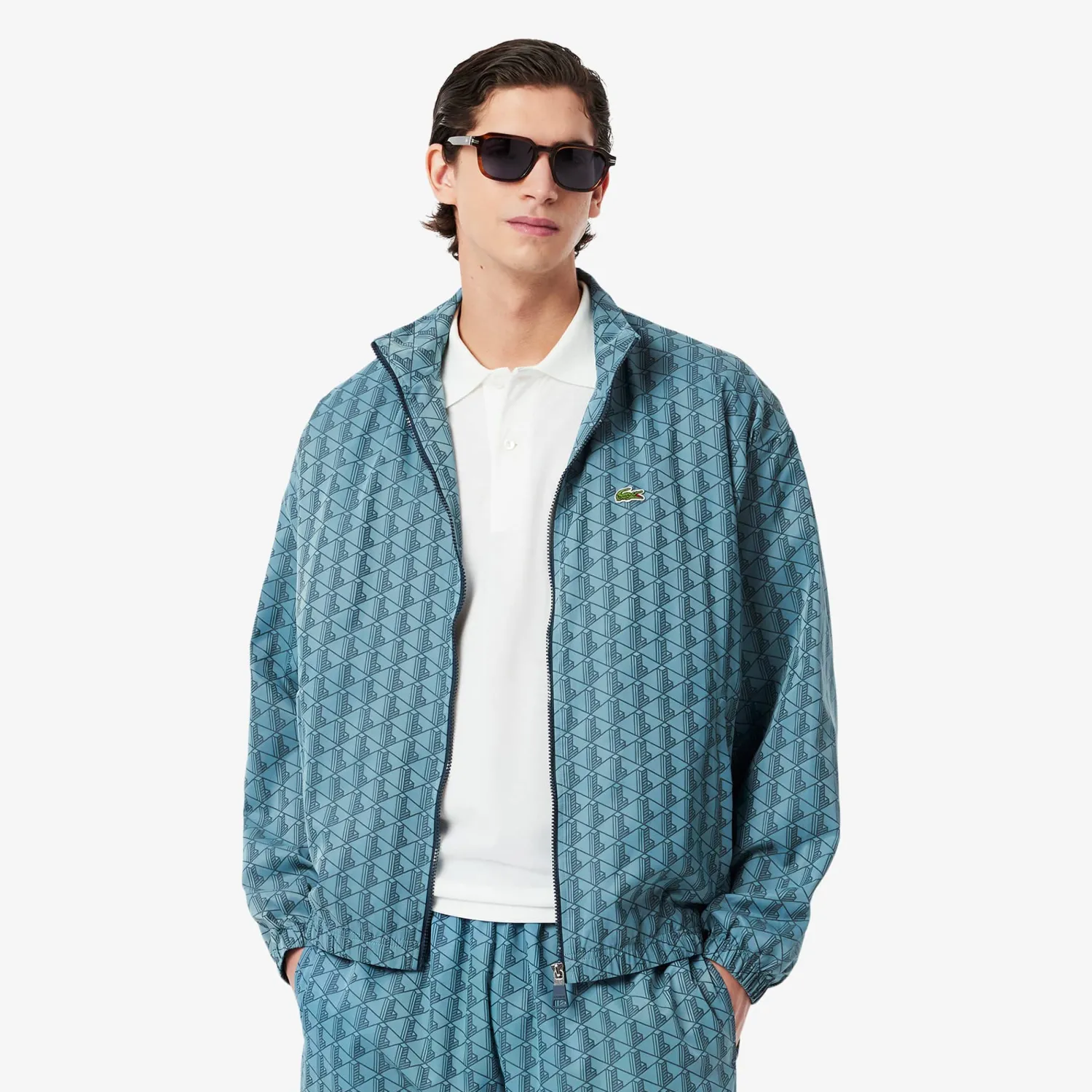 Hot Giacca della Tuta con Monogramma / Uomo Giubbotti