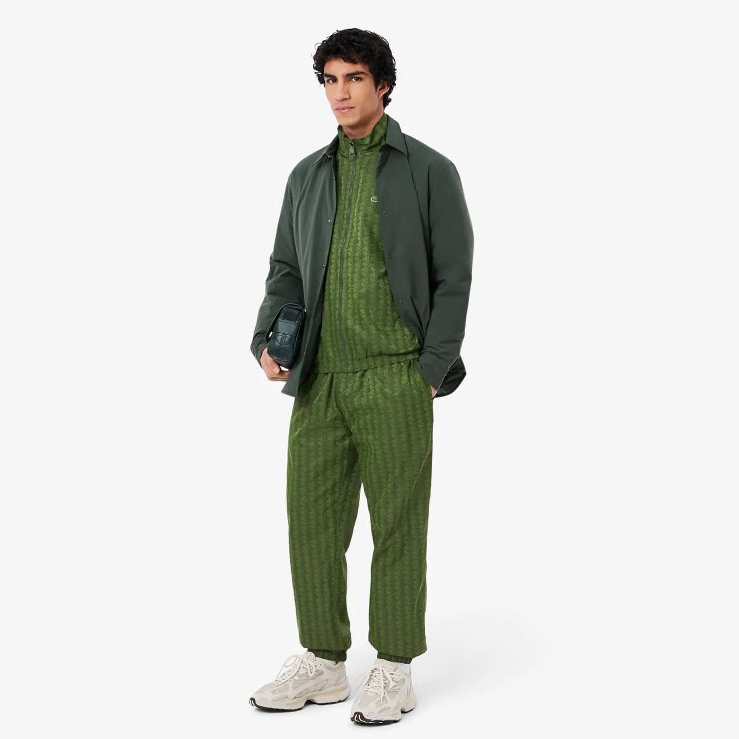 Hot Giacca della Tuta con Monogramma / Uomo Giubbotti