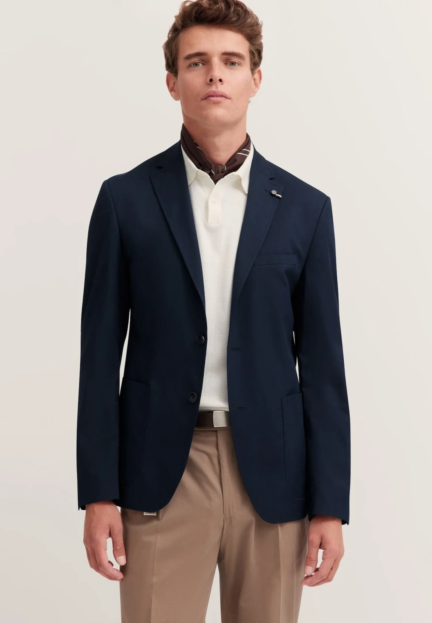 Hot Giacca in Cotone con Rever Classico / Uomo Giacche