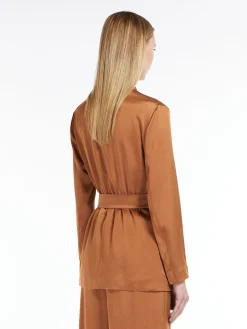 Outlet Giacca in Envers Satin / Donna Giacche