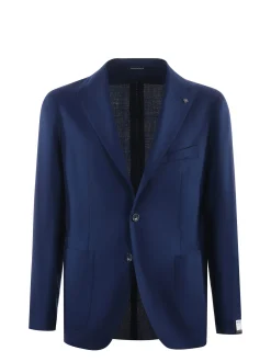 Outlet Giacca in Lana Super 110'S / Uomo Giacche