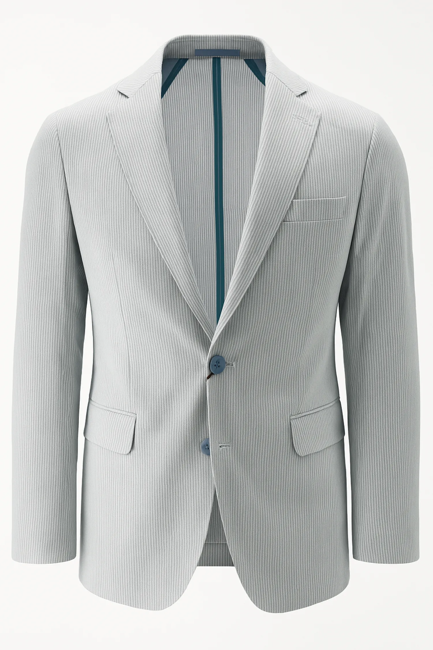 Discount Giacca in Misto Lino con Fantasia / Uomo Giacche