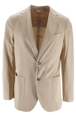 Discount Giacca in Piquet di Cotone / Uomo Giacche