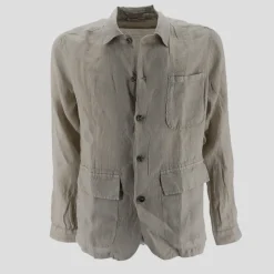 New Giacca in Puro Lino / Uomo Camicie