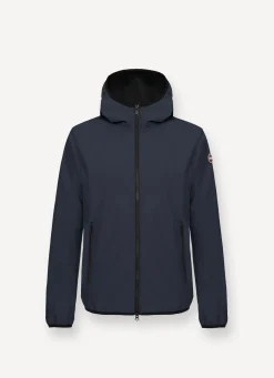 Clearance Giacca in Softshell con Cappuccio / Uomo Giubbotti