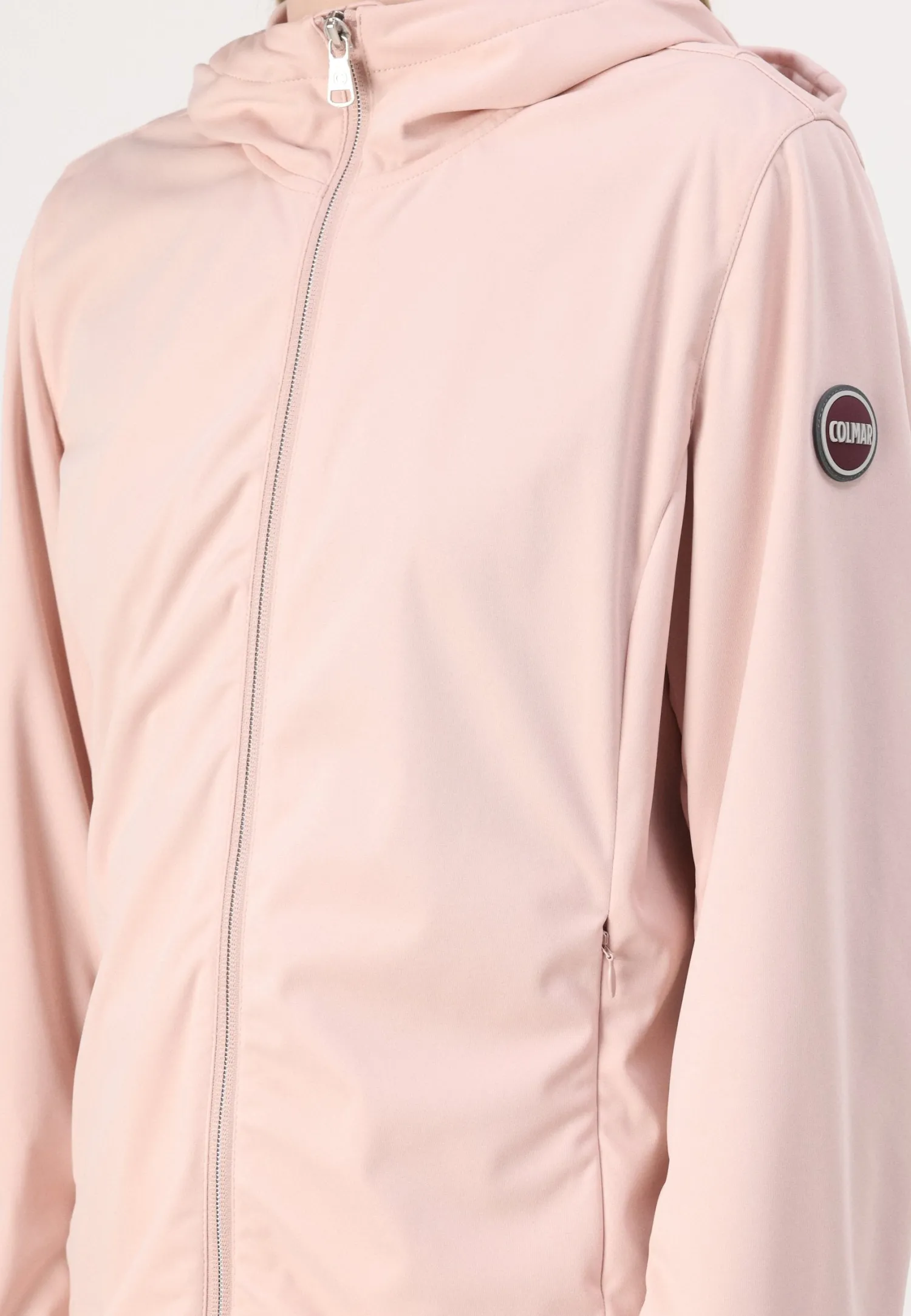 New Giacca in Softshell con Cappuccio / Donna Giubbini