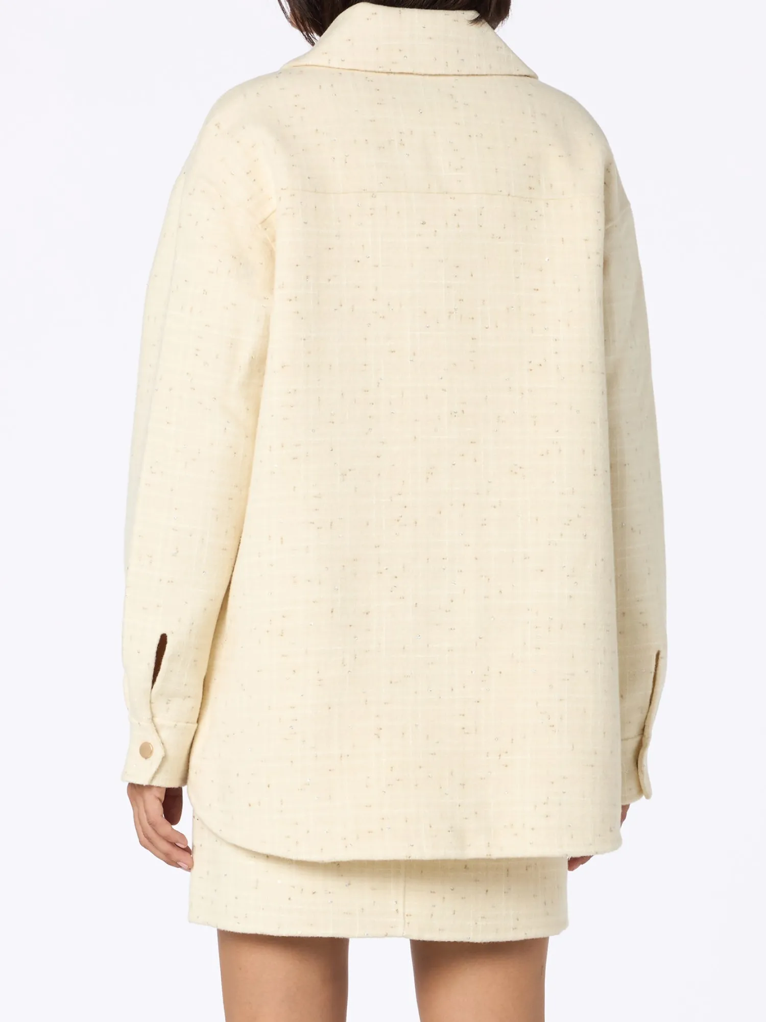 New Giacca in Tweed di Lana / Donna Camicie