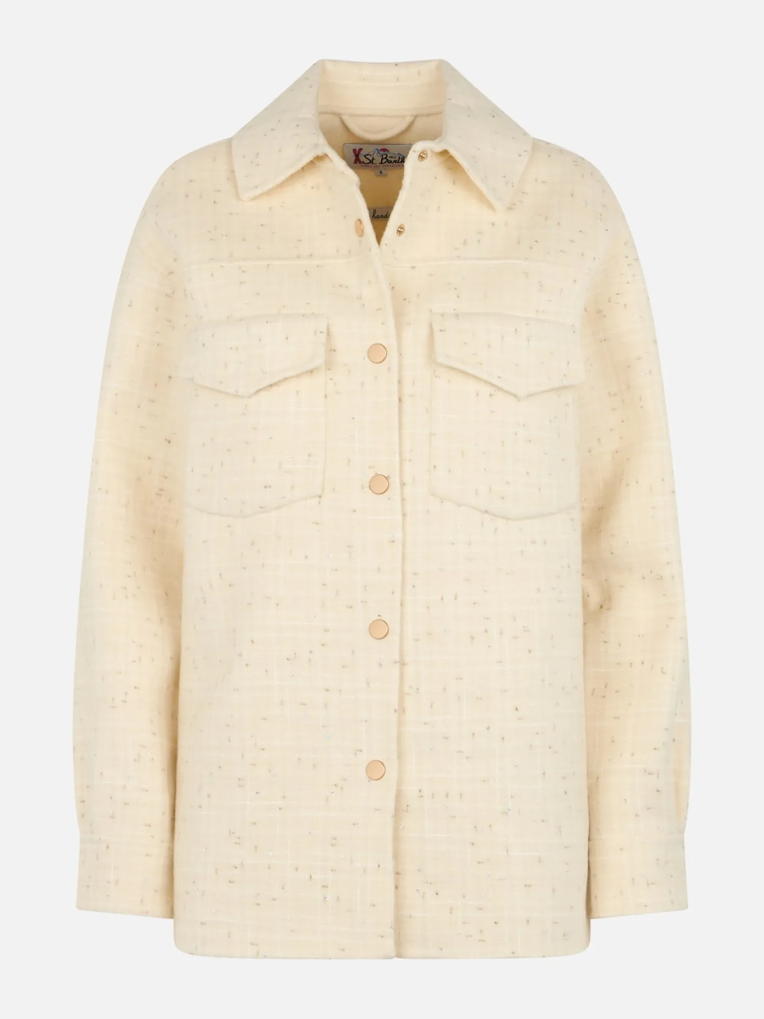 New Giacca in Tweed di Lana / Donna Camicie