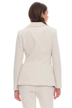 Discount Giacca Monopetto con Fibbia / Beige Donna Giacche