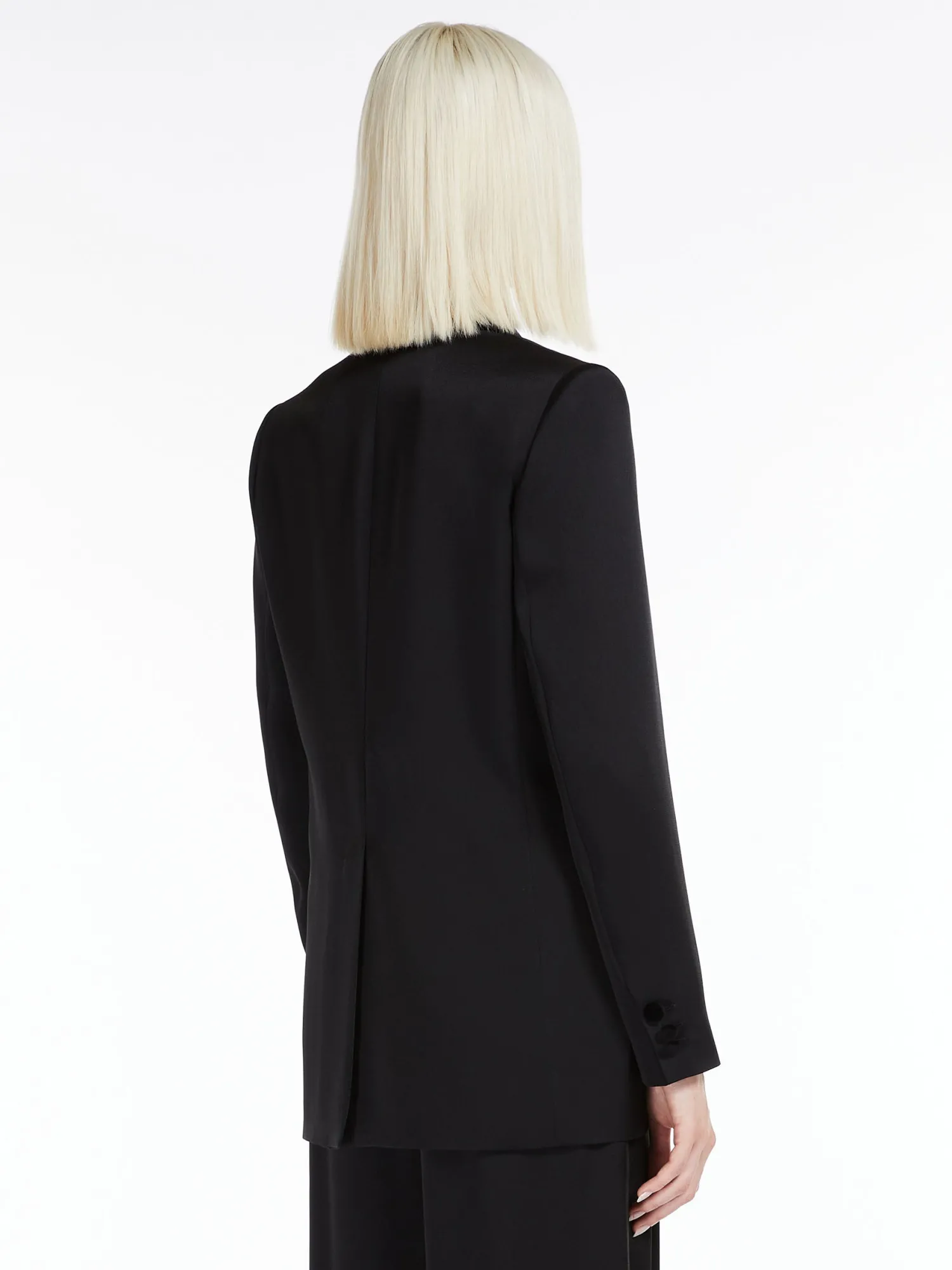 Sale Giacca Monopetto in Envers Satin / Donna Giacche
