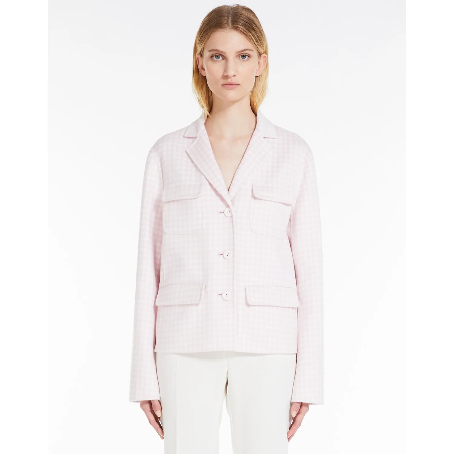 Online Giacca Monopetto in Pura Lana / Donna Giacche