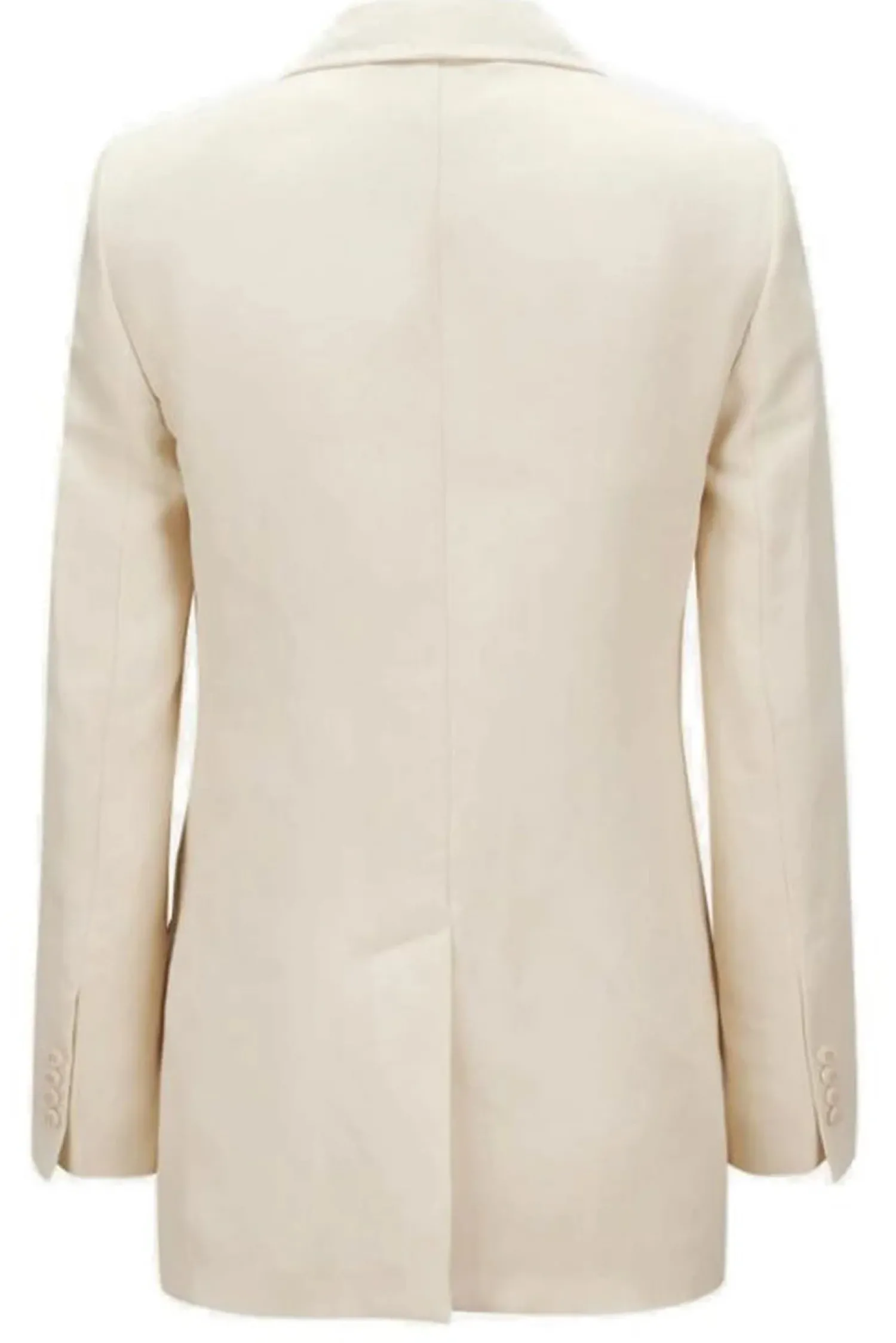 Clearance Giacca Monopetto in Viscosa Lino / Donna Giacche