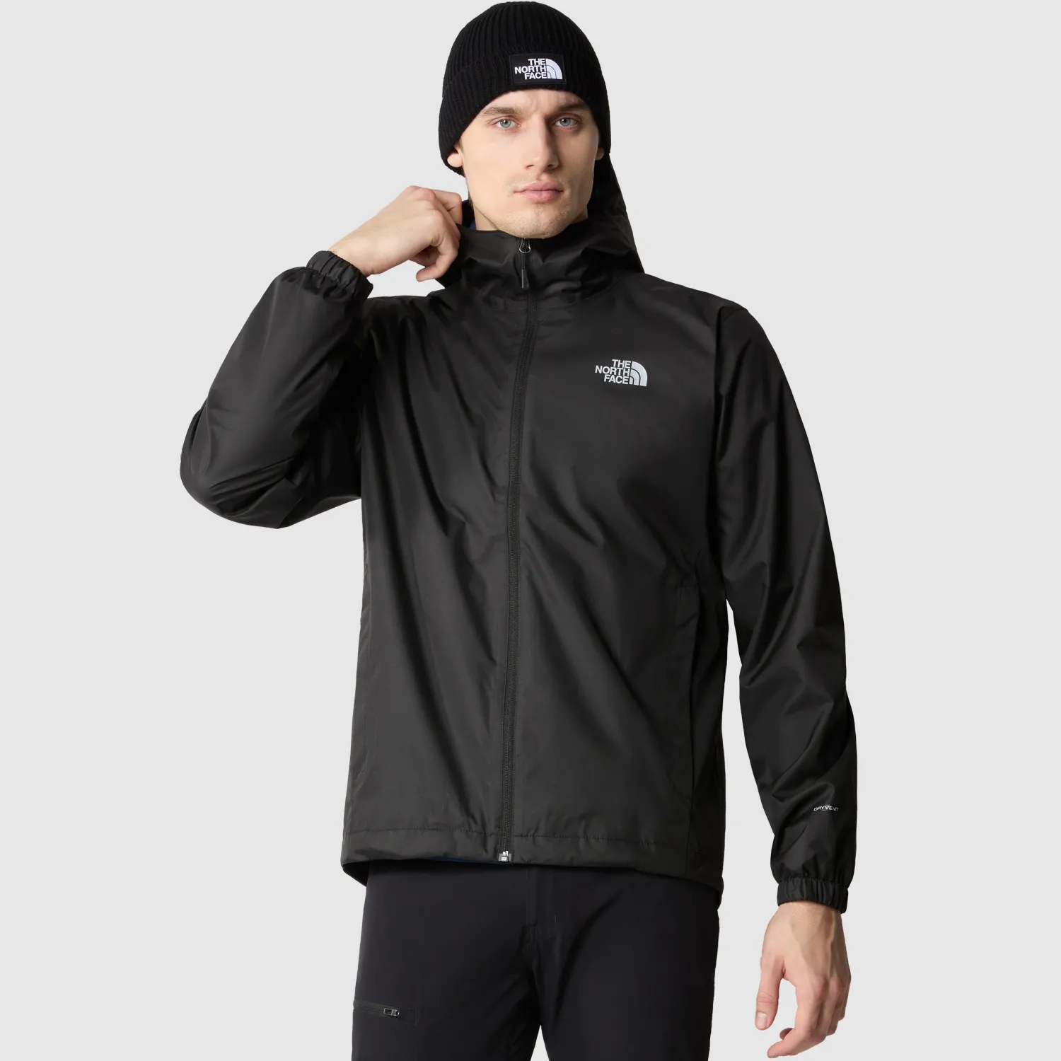 Hot Giacca Quest con Cappuccio e Logo / Uomo Giubbotti