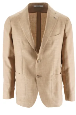 Clearance Giacca Slim Fit in Misto Lino / Uomo Giacche