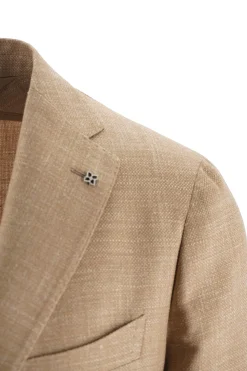 Clearance Giacca Slim Fit in Misto Lino / Uomo Giacche