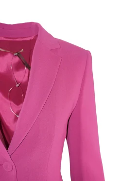 Outlet Giacca Slim Fit Monopetto / Fucsia Donna Giacche
