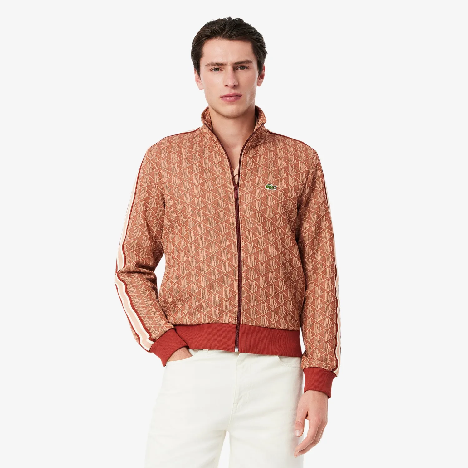Hot Giacca Tuta in Jacquard con Zip / Uomo Felpe
