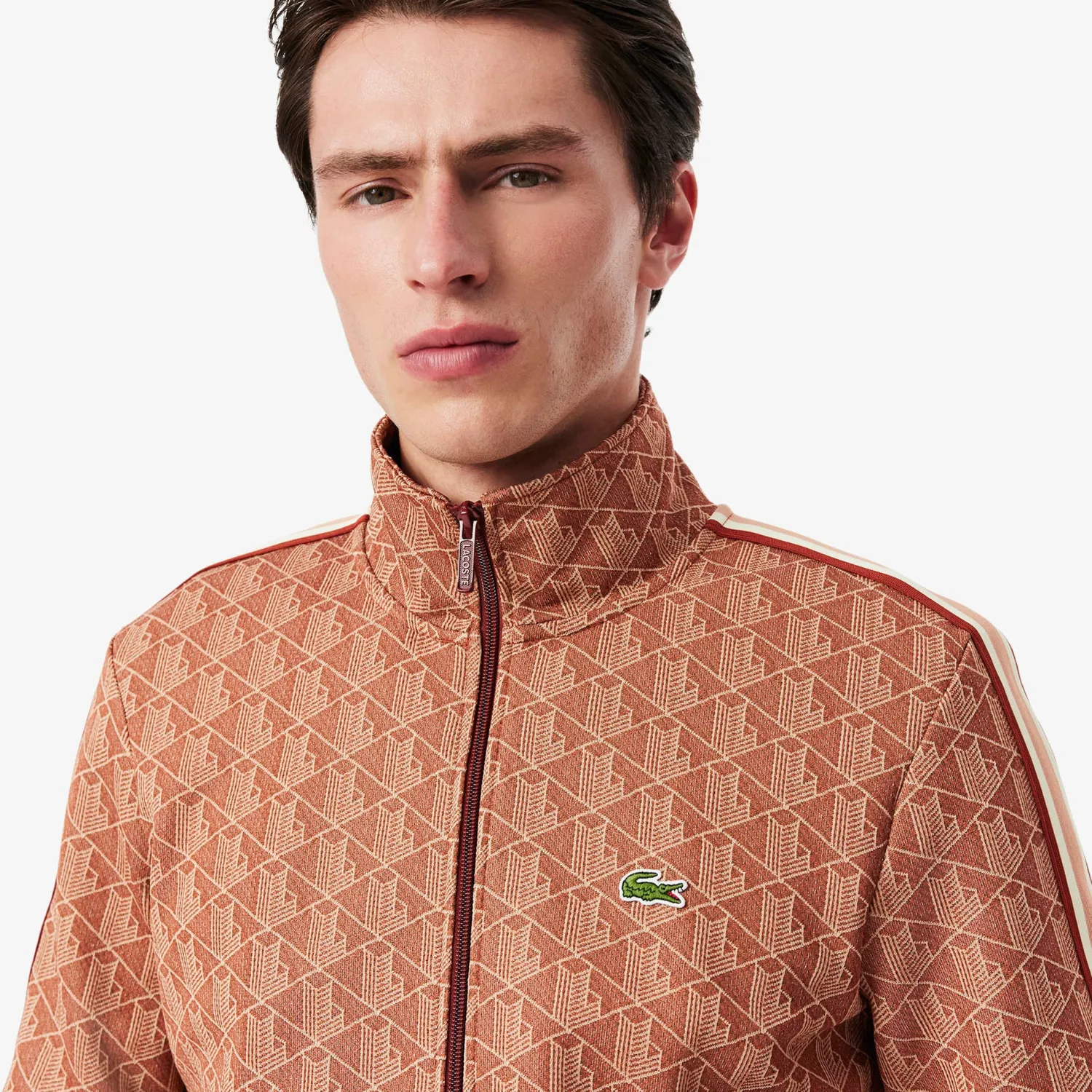 Hot Giacca Tuta in Jacquard con Zip / Uomo Felpe