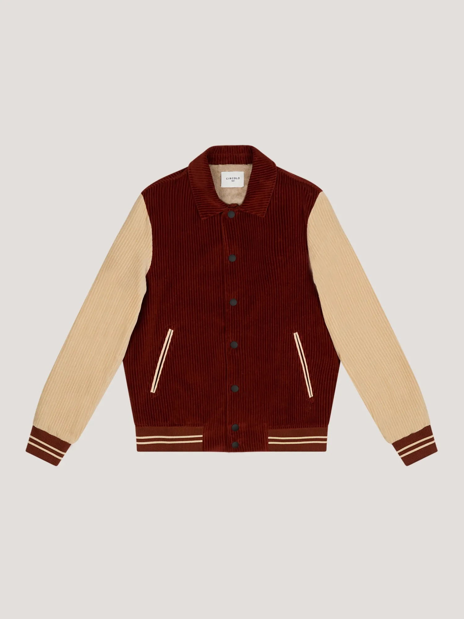 Clearance Giacca Varsity in Velluto / Uomo Giubbotti